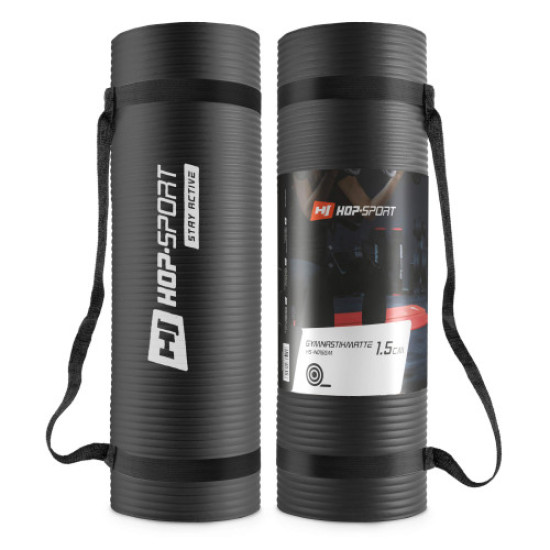 Купити Мат для фітнесу  Hop-Sport HS-N015GM 1,5 см black у Києві - фото №1